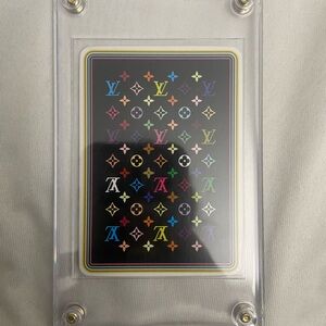 Authentic Louis Vuitton Multicolor Player Card - Murakami Noir